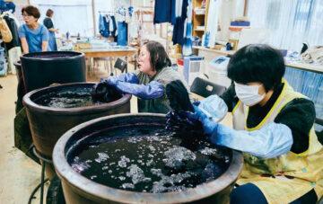 障がいのある方の働く場として“生きている藍”とともに歩む